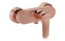 VitrA Root Round Wall Mounted Shower Mixer - Soft Copper