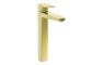 VitrA Root Square Tall Basin Mixer - Soft Gold