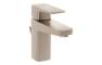 VitrA Root Square Compact Basin Mixer w/Waste Lever - Brushed Nickel