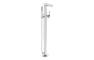 VitrA Root Round Floor Standing Bath/Shower Mixer - Chrome