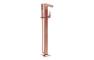 VitrA Root Square Floor Standing Bath/Shower Mixer - Soft Copper