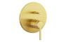 VitrA Origin Classic Integrated Bath Mixer Valve - Brushed Gold