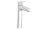 VitrA Flow Round Tall Basin Mixer w/Waste Lever - Chrome