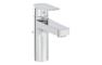 VitrA Flow Square Large Basin Mixer w/Waste Lever - Chrome