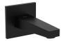 VitrA Root Square Wall Mounted Bath Spout - Matt Black