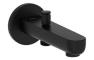 VitrA Root Round Wall Mounted Monohole Bath/Shower Mixer - Matt Black