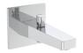 VitrA Root Square Wall Mounted Monohole Bath/Shower Mixer - Chrome