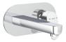 VitrA Flow Round Wall Mounted Basin Mixer - Chrome