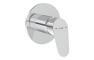 VitrA Flow Round Wall Mounted Shower Valve - Chrome