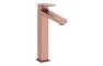 VitrA Minimax Square Tall Basin Mixer - Brushed Bronze