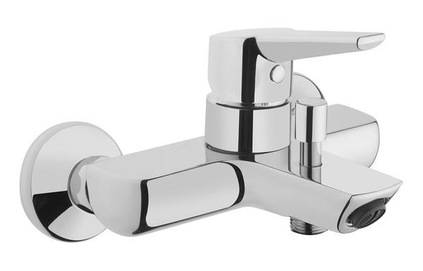 VitrA Solid S Wall Mounted Bath/Shower Mixer - Chrome