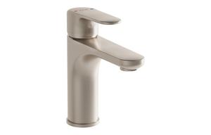 VitrA Root Round Basin Mixer - Brushed Nickel