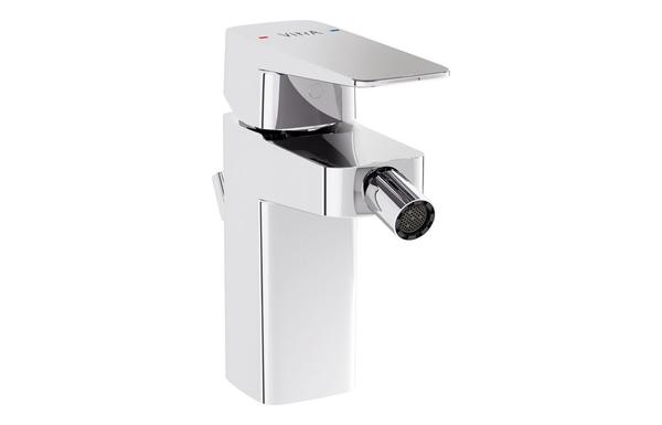 VitrA Root Square Bidet Mixer - Chrome