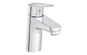 VitrA Flow Round Basin Mixer - Chrome