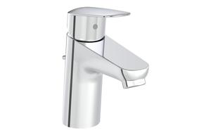 VitrA Flow Round Basin Mixer w/Waste Lever - Chrome