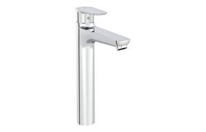 VitrA Flow Soft Tall Basin Mixer - Chrome