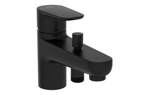 VitrA Flow Soft Monohole Bath/Shower Mixer - Matt Black