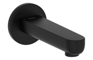 VitrA Root Round Wall Mounted Bath Spout - Matt Black