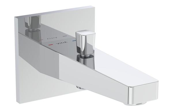 VitrA Root Square Wall Mounted Monohole Bath/Shower Mixer - Chrome