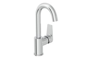 VitrA Flow Square Swivel Basin Mixer - Chrome