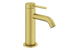 VitrA Minimax Round Standard Basin Mixer - Brushed Brass