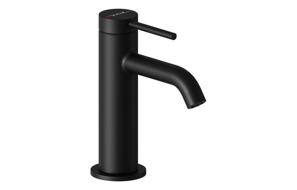 VitrA Minimax Round Standard Basin Mixer - Matt Black