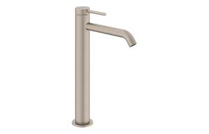 VitrA Minimax Round Tall Basin Mixer - Brushed Nickel
