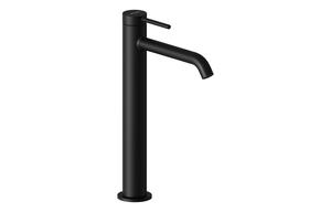 VitrA Minimax Round Tall Basin Mixer - Matt Black