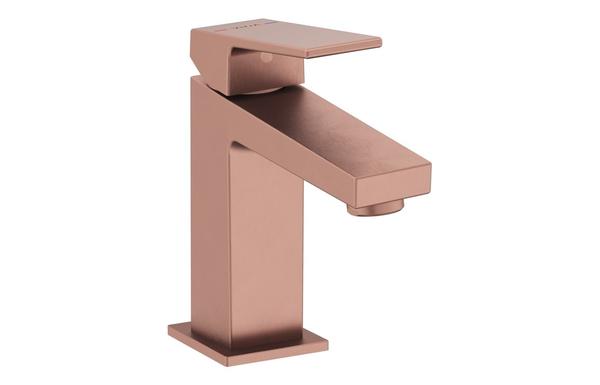 VitrA Minimax Square Standard Basin Mixer - Brushed Bronze