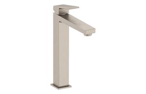 VitrA Minimax Square Tall Basin Mixer - Brushed Nickel