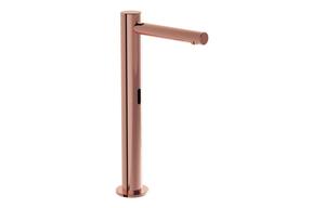 VitrA Origin Touch Free Tall Basin Mixer (Battery) - Soft Copper