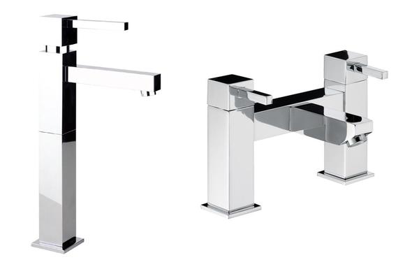 Abode Zeal Pack Offer 3 (Tall Basin Mixer & Bath Filler) - Chrome