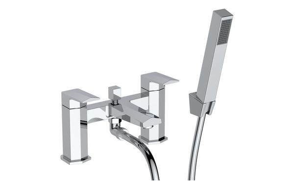 Rhodes Bath/Shower Mixer & Bracket - Chrome