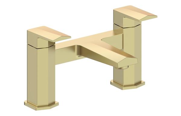 Rhodes Bath Filler - Brushed Brass