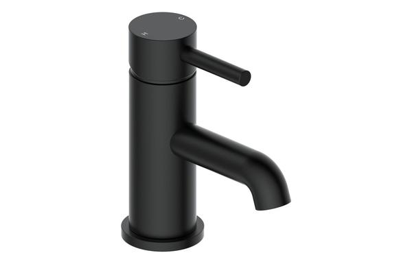 Pontias Basin Mixer & Waste - Matt Black
