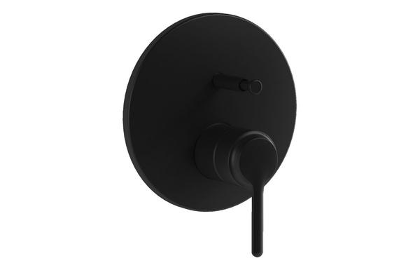VitrA Origin Classic Integrated Bath Mixer Valve - Matt Black