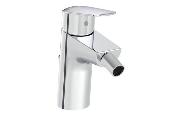 VitrA Flow Round Bidet Mixer - Chrome