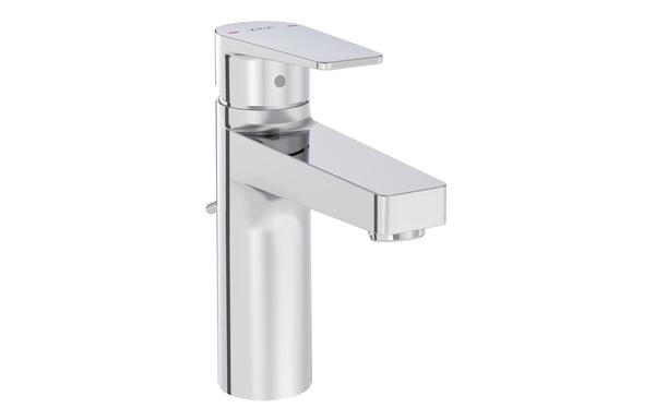 VitrA Flow Square Large Basin Mixer w/Waste Lever - Chrome