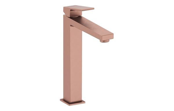 VitrA Minimax Square Tall Basin Mixer - Brushed Bronze
