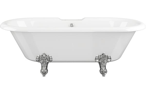 Richmand Freestanding 1690x740x620mm 2TH Bath w/Feet - White