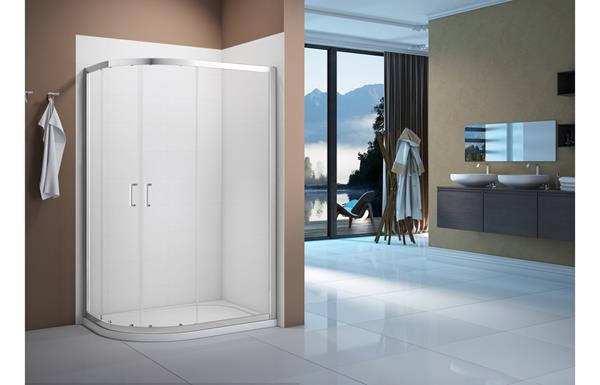 Merlyn Vivid Boost 900x800mm 2 Door Offset Quadrant