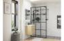 Flecx 800mm Framed Wetroom Panel - Black