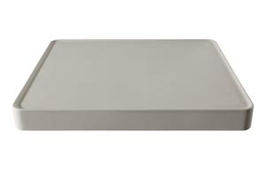 Abode Tableau 600mm Basin Shelf & Brackets - Pebble Grey