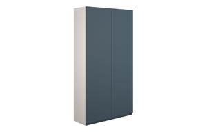 Clarence 600mm Slim 2 Door Storage Unit - Matt Arley Blue (Grey Cab)