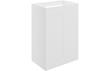 Morino 590mm Floor Standing 2 Door Basin Unit (No Top) - Matt White