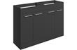 Sabanto 1180mm Floor Standing 2 Door Basin Unit Run (No Top) - Anthracite Gloss