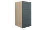 Abbi 300mm Standard 3 Drawer Unit - Matt Green Camo (Oak Cab)