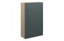 Abbi 500mm Slim WC Unit - Matt Green Camo (Oak Cab)