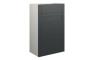 Abbi 500mm Standard WC Unit - Matt Graphite Grey (Grey Cab)