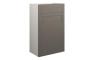 Abbi 500mm Standard WC Unit - Matt Stone (Grey Cab)